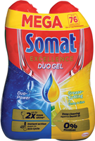 Somat gel za pranje posuđa Gold Gel Anti-grease Lemon, 2x684 ml